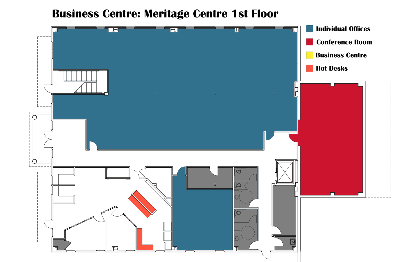 Layout of the first floor