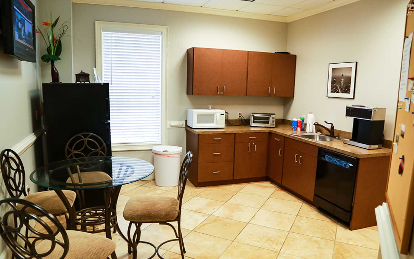 first floor kitchen area