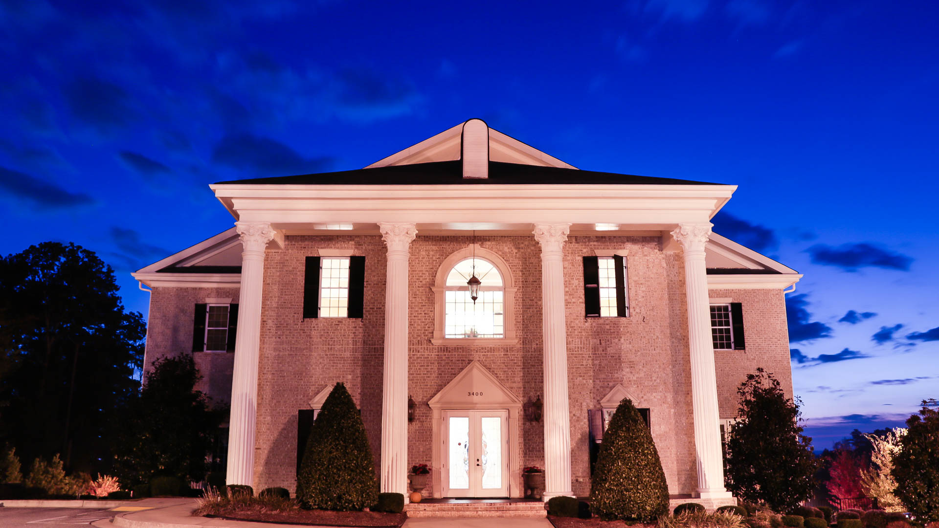 Meritage Center at dawn